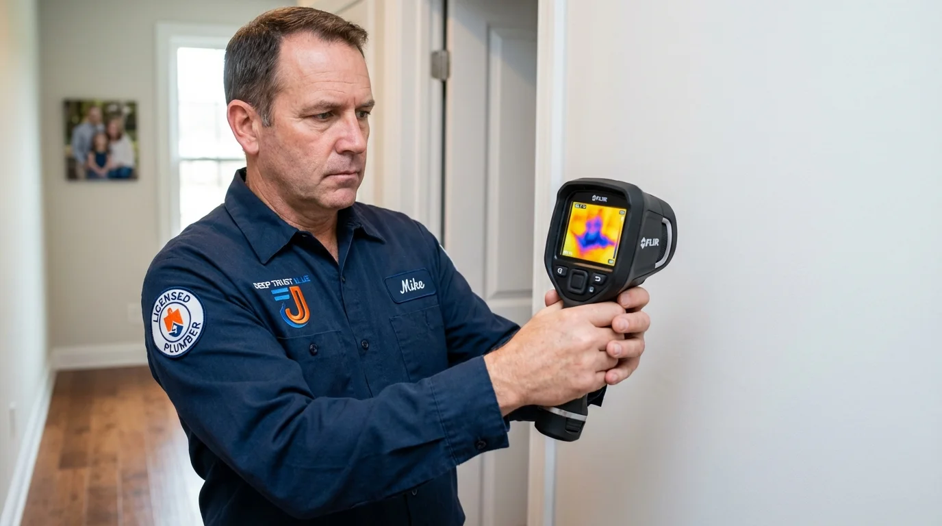 Thermal imaging leak detection by Johns Plumbing LLC in North Chicago